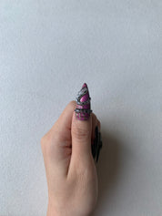 Forest Whisper Green Handmade Press-On Nails for Nature-Inspired Looks