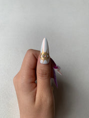Lavender Love Story Purple Handmade Press-On Nails for Date Night